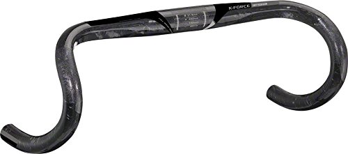 FSA K-Force Compact Carbon Road Bicycle Handlebar (Black/Gray - 31.8 x 44)