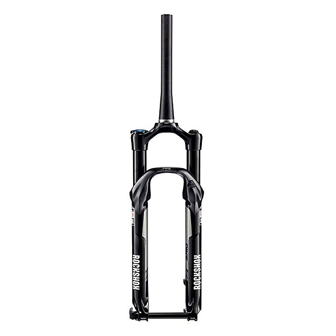 RockShox Pike Dj Solo Air 140 26-Inch Maxle Lite 15 Diffusion Black Crown Adjust Aluminum Steerer, Tapered Disc A1