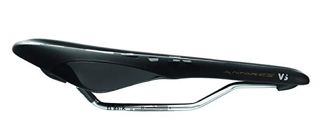 Fizik Antares Versus K:ium Rails Road Bicycle Saddle, Black