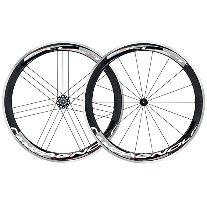 Black Campagnolo Bullet 50 Wheelset Clincher