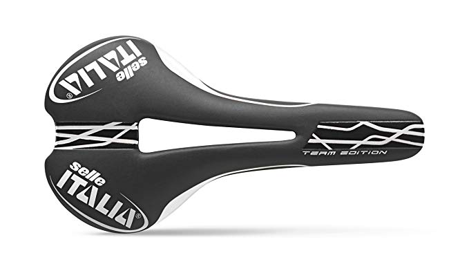 selle ITALIA Flite Team Edition Flow Saddle - Men's Black/White, L2