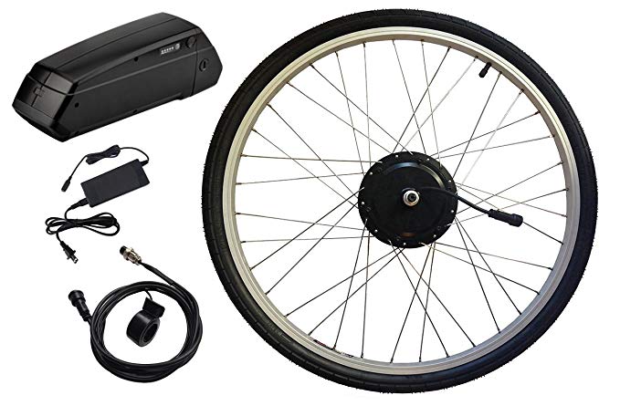 Clean Republic Electric Bike Kit 350 Watt 36 Volt Hill Topper, Lithium Battery Included