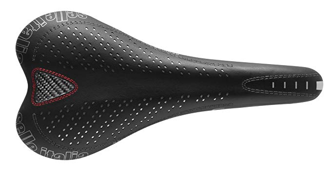 selle ITALIA C2 Gel Men's Bicycle Saddle (Manganese Rails, Black)