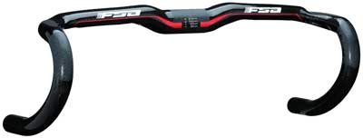 Full Speed Ahead FSA K-Wing Carbon Compact Road Bicycle Handlebar - Black (Black - 31.8 x 42)