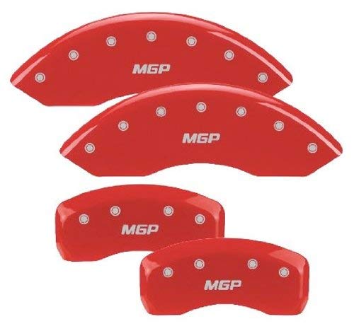 MGP 12005SMGPRD Red Dodge Caliper Covers