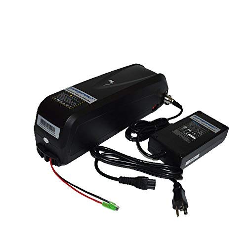 Pswpower48V13Ah Ebike Battery Made of LG LGEBM261865 + 54.6V2A Charger, Li-ion Battery for Electric Bike Scooters Bicycle Electric Tricycle, fits 500W/750W/1000W Motor (USA Warehouse) PXL-HL-48130-LG