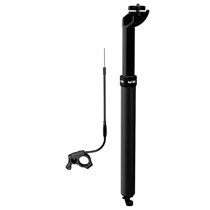 Kind Shock ETENi Adjustable Seatpost 30.9mmx440mm Travel: 125mm 20mm Offset Handlebar Remote, Black