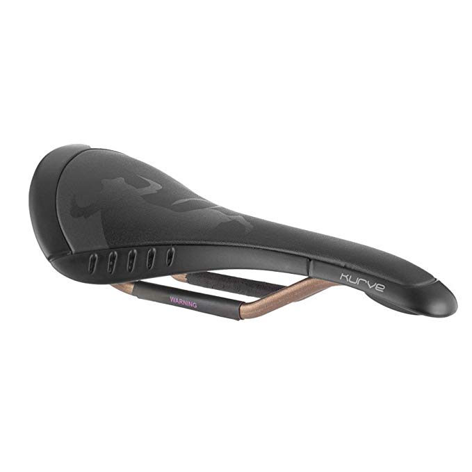 Fizik Kurve Bull Saddle, for Medium Spines - Mobius Rail, Black