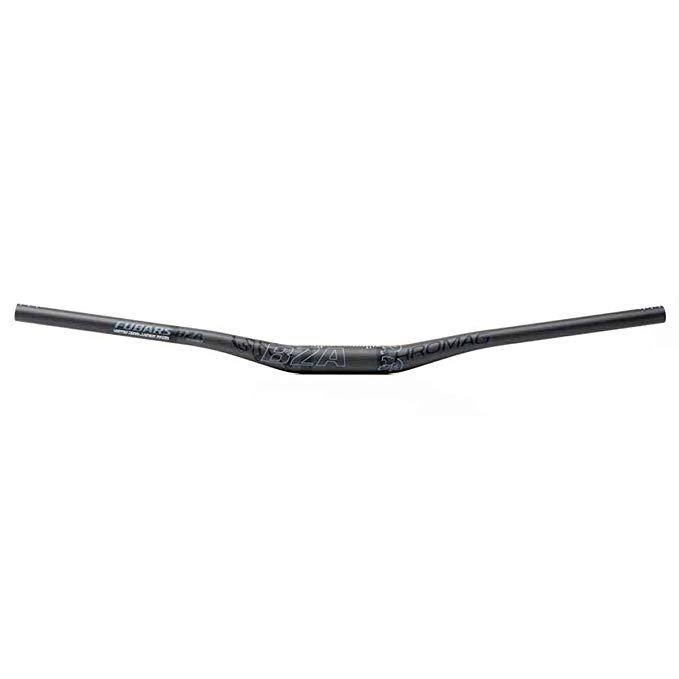 Chromag Fubars BZA Handlebar: 15mm Rise and 800mm width, Black and Gray, Carbon