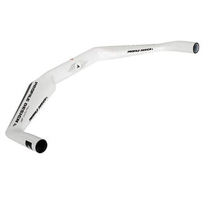 Profile Designs Svet R Carbon Time Trial Bicycle Aerobar Base Bar - White