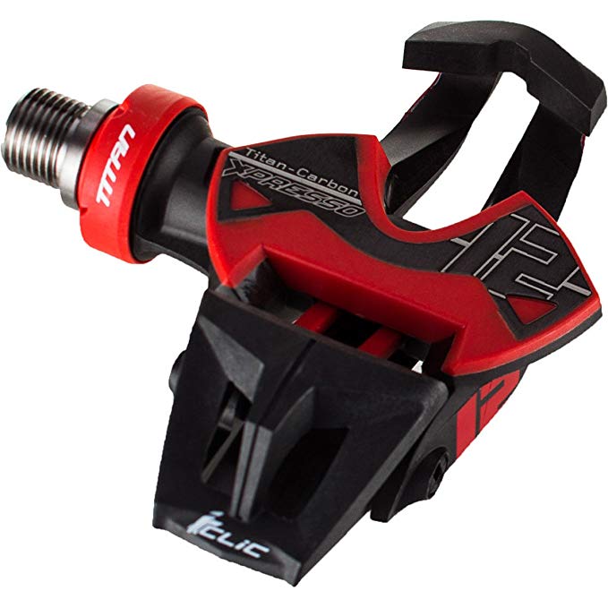 TIME Xpresso 12 Titan Carbon Pedals Red/Black, One Size