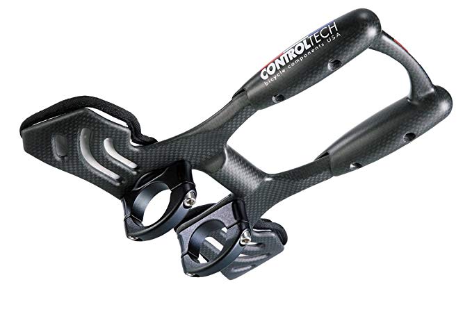 Control Tech Aero Cockpit Carbon Triathlon Clip-On Bar, Matt Black