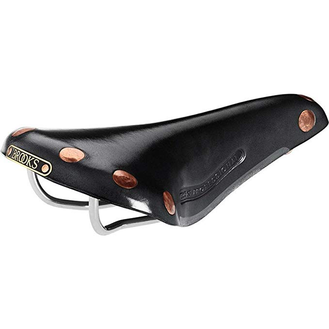 Brooks England Team Pro Saddle - Men's Black-Chrome Steel, One Size