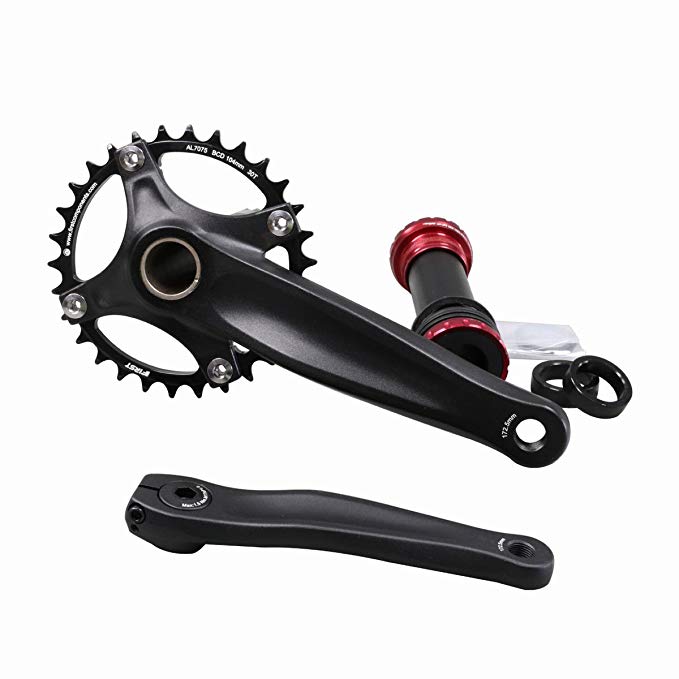 ICAN Fatbike Crankset 30T 172.5mm Arm Length 100/120mm Bottom Bracket