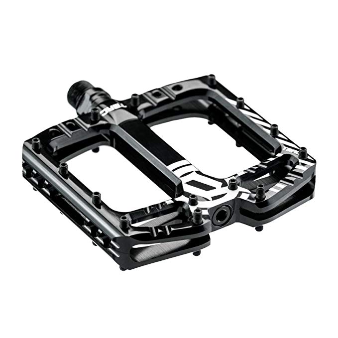 Deity, TMAC, Platform Pedals, AL-6061 body, Cr-Mo axle, 110mm x 105mm, Black