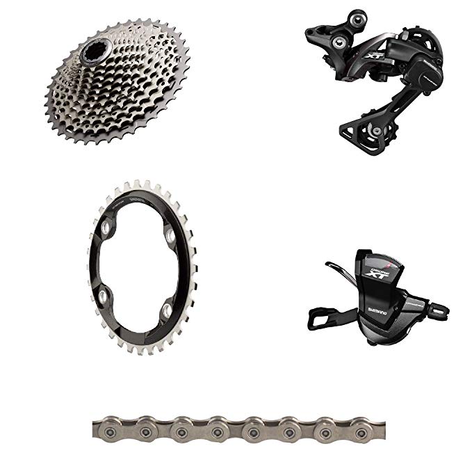 SHIMANO XT 8000 5-Piece Groupset Without Crankset