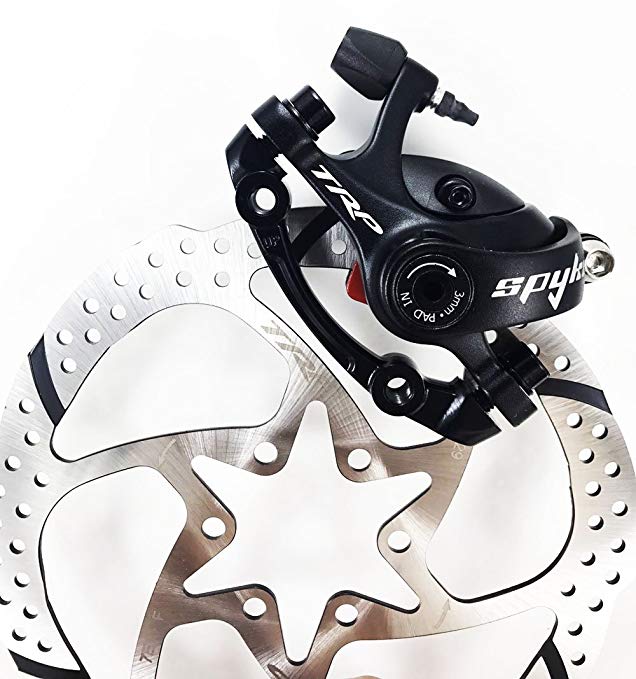 TRP SPYKE Mechanical disc Brake Includes 160mm Rotor Dual Side Actuation MTB Set/Front/Rear