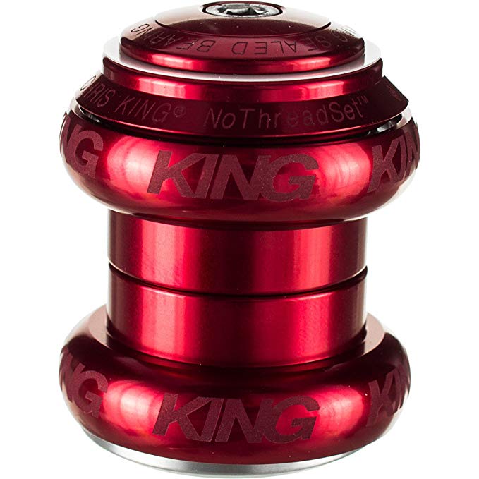 Chris King NoThreadSet Headset 1-1/8 Red Sotto Voce