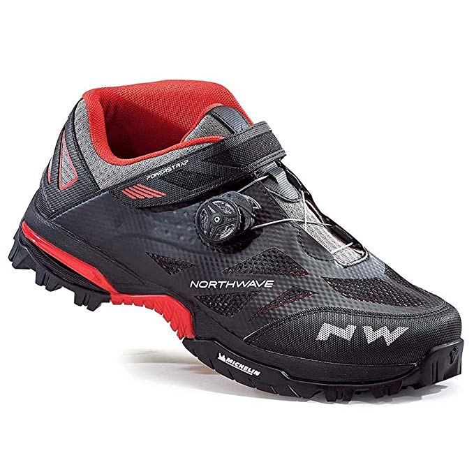 Northwave Enduro Mid All Mountain Cycling Shoes - Black/Red