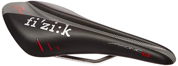 Fi'zi:k Arione VS X Road Bike Saddle K:ium Rails Black/Red