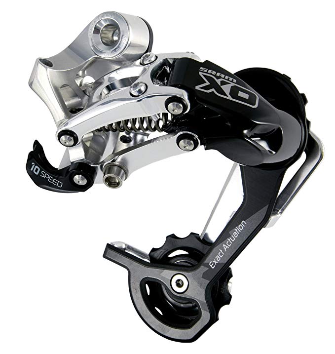 SRAM X0 Long Cage Silver 10 Speed Rear Derailleur