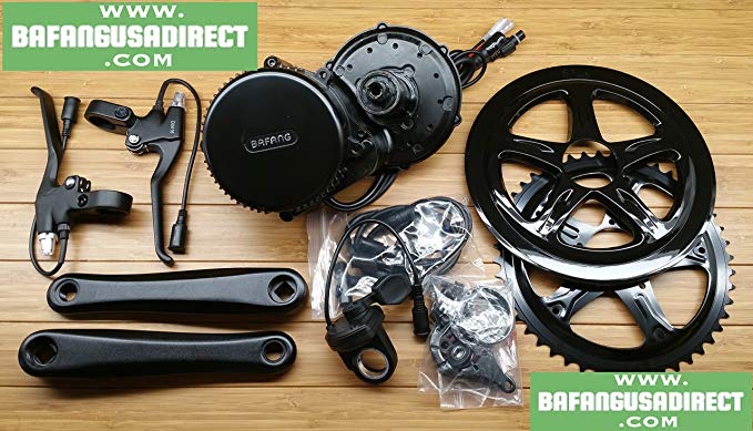 Bafang 750 Watt Motor Kit Including 48 Volt 12Ah Ultra Slim Panasonic Downtube Battery & C961 Display (Fits all 68 & 73mm Bottom Brackets)